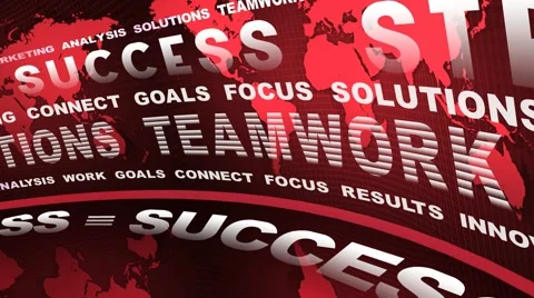 Board of Business Oriented Words Stock Footage 50311915