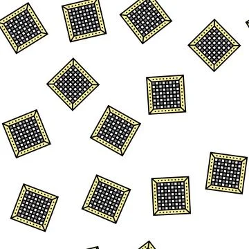 Board chess vector seamless pattern Illustrazione stock