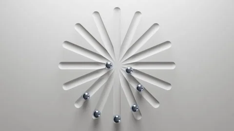 Board Chrome Ball Background Stock Footage 283011260