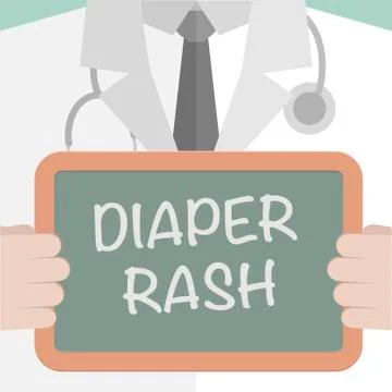 Board Diaper Rash Stock Illustration