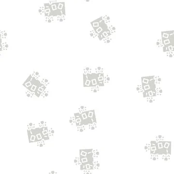 Board director glyph vector seamless pattern Stockillustratie