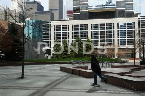 Board evening fun game granite jump main square Stock Photos