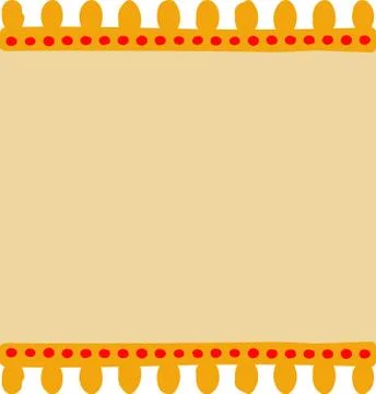 Board  folk style Stock Illustration