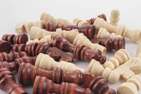 Board game chess Stock Footage 271369902