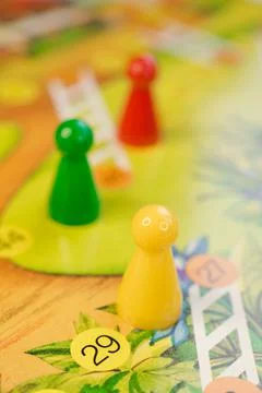 Board game close Foto stock