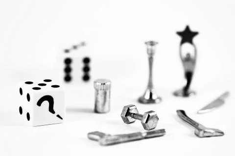 Board game figures Stock Photos