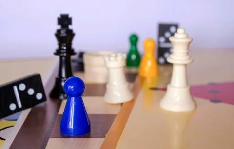 Board game figures Stock Photos