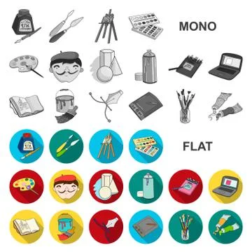 Board game flat icons in set collection for design. Game and entertainment Stock Illustration