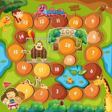 Board Game Stock Illustration