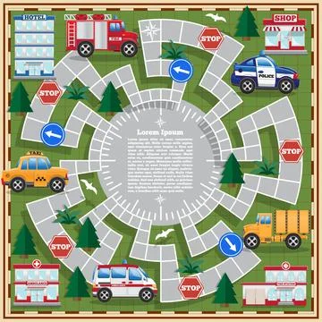 Board game. Stock Illustration