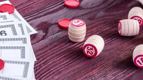 Board game lotto Stock Footage 186986086