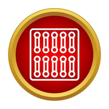 Board game pieces representing common backgammon checkers Stock Illustration