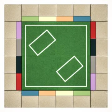 Board game template Stock Illustration