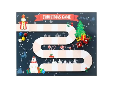 Board game on white background, top view 写真素材