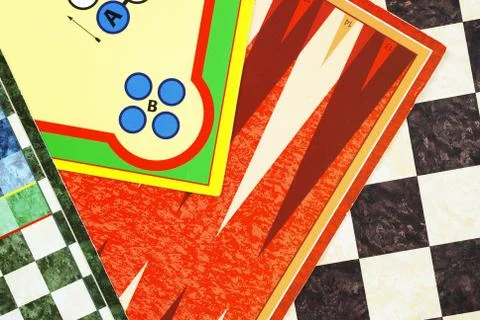 Board games Foto stock