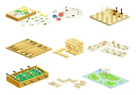 Ludo Board Game For Printing With Vector Illustration Stock