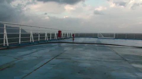 On board with heavy wind 3 Stock Footage 21279072