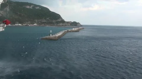 On board with heavy wind 7 Stock Footage 21279768