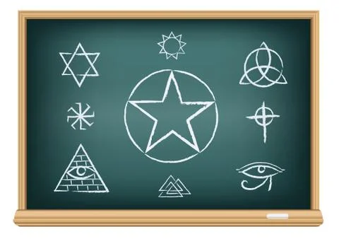 Board magic symbol Stock Illustration