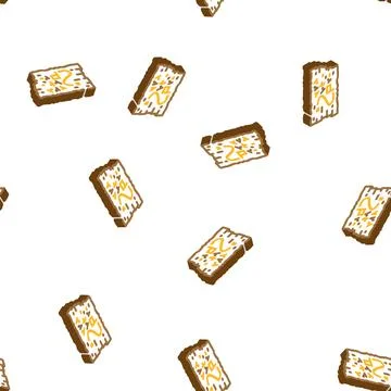 Board with map isometric icon seamless pattern Illustrazione stock