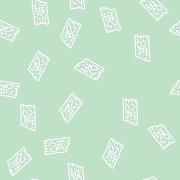 Board with map line vector seamless pattern Stock Illustration