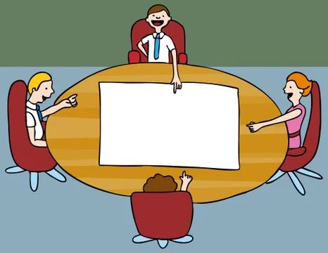 Board meeting Stock Illustration