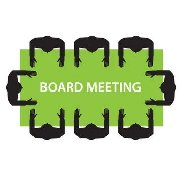 Board Meeting Illustrazione stock