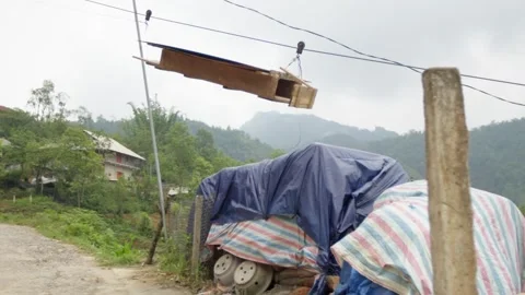 Board Pulley Stock Footage 276444686