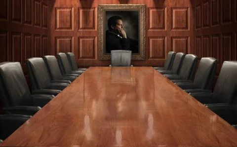 Board room Foto stock