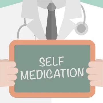 Board Self Medication Stock Illustration