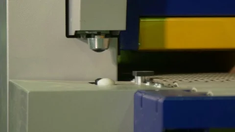 Board sliding out the polishing machine Stock Footage 70706170