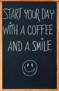 Board with slogan Stock Photos