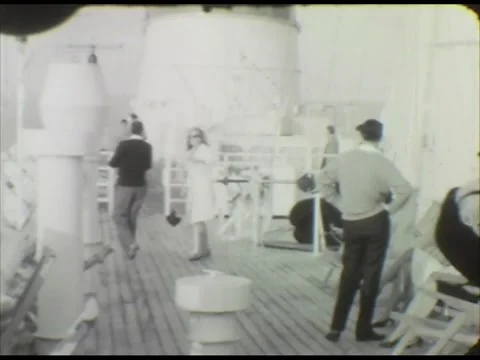 On board a soviet cruise ship_02 (1964) Stock Footage 220602935
