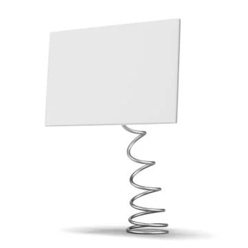 Board on spring イラスト素材