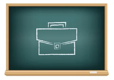 Board suitcase Stock Illustration