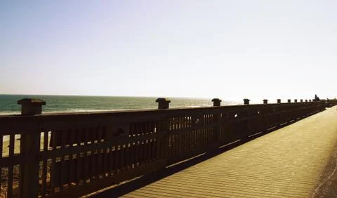 Board Walk at the Beach Stock-Fotos