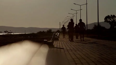 Board walk - HD Stock Footage 31287628