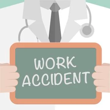 Board Work Accident Illustrazione stock