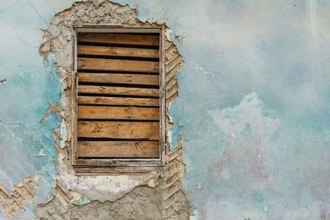 Boarded up a window boarded up a window in the abandoned house Copyright: ... Stock Photos