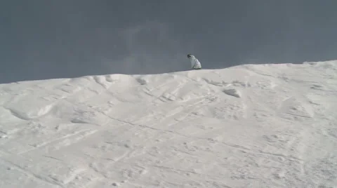 Boarder dropin Stock Footage 985945