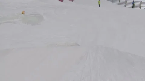 Boarder jump Stock Footage 4163113