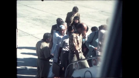 Boarding at the airport Stock Footage 271190091