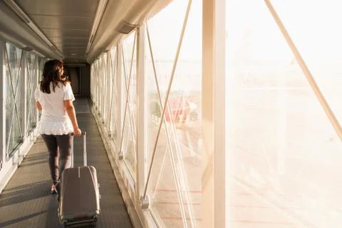 Boarding bridge Stock Photos