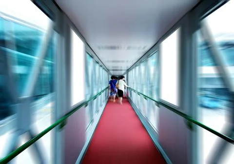 Boarding bridge Stock Photos
