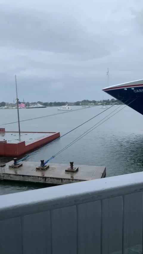 Boarding Carnival Magic ship Stock Footage 253762109