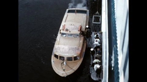 Boarding the Ferry to Sitka 1974 Vídeos de archivo 265531350