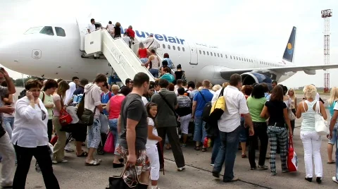 Boarding Stock Footage 774436