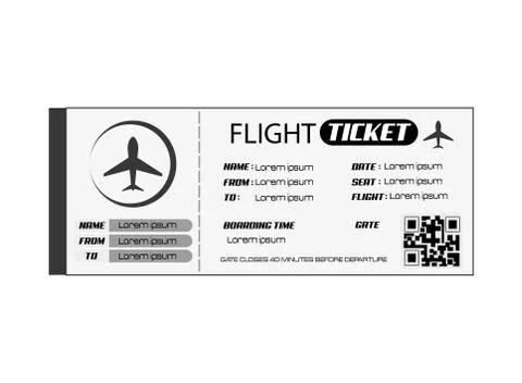 Boarding pass icon Stock-Illustration