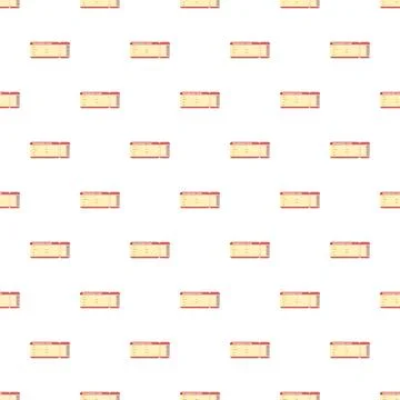 Boarding pass pattern for flight travel and tourism Illustrazione stock
