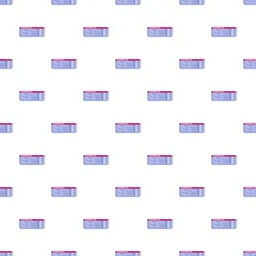 Boarding pass pattern for travel and flight concept Stock Illustration